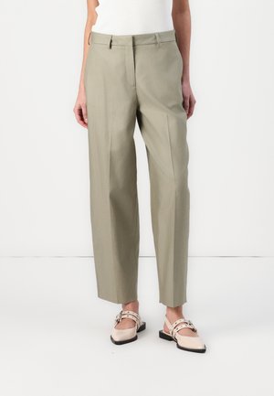 Selected Femme SLFDORA MERLA BARREL PANT - Trousers - vetiver