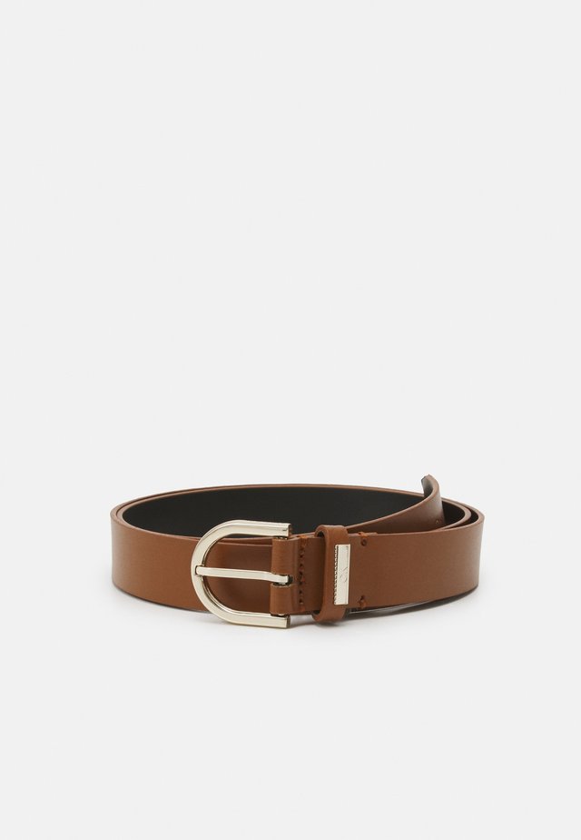 ROUND BELT - Gürtel - cognac