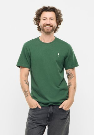TREESHIRT - Basic T-shirt - olive mel