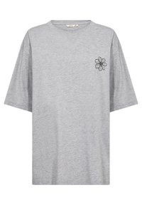 Maglietta Donna Floracr Con Scritta Love Ricamata – Cotone Aderente, Maniche Corte, Casual Primavera/Estate - 2