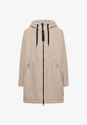 Cecil, STRUKTURMIX TEDDY-MANTEL MIT KAPUZE - Manteau court - teddy vanilla white