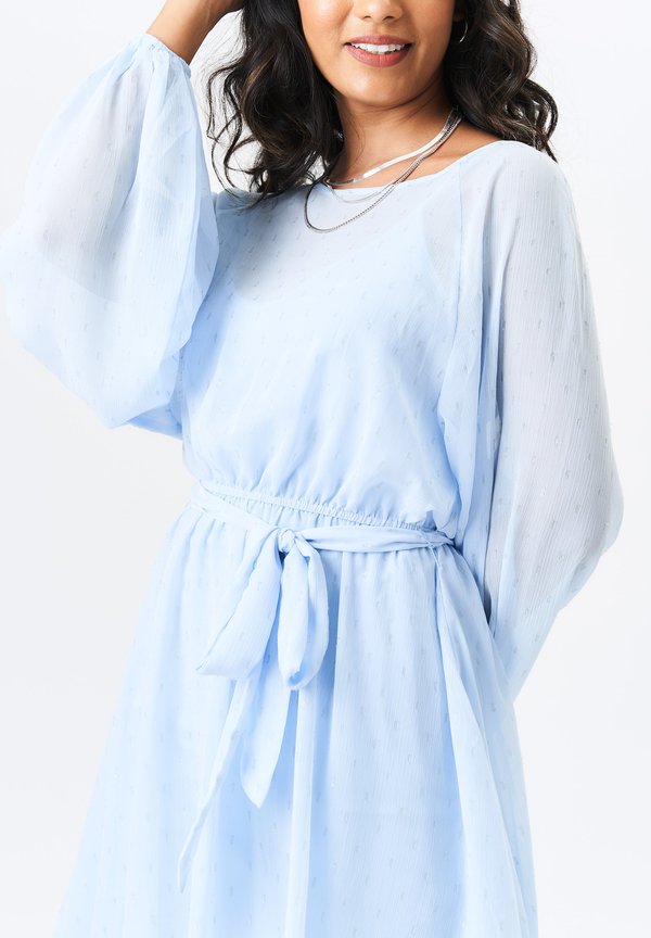 LONG SLEEVE FOIL MINI - Day dress2