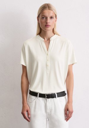 RELAXED AUS - Blouse - white cotton
