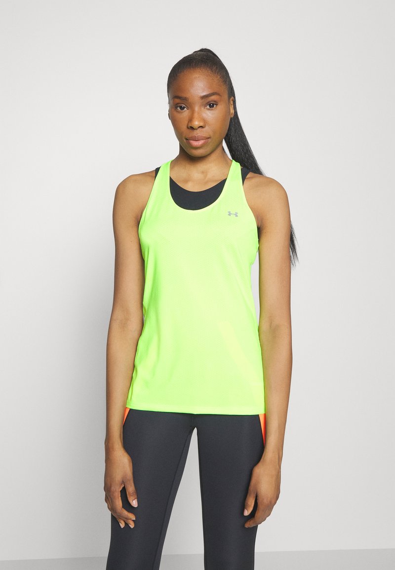 Under Armour RACER TANK Top lime surge / velocity / iridescent