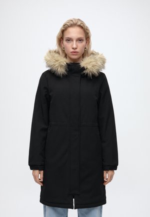 ONLY, ONLMAASTRICHT
 - Зимно палто - black/nature