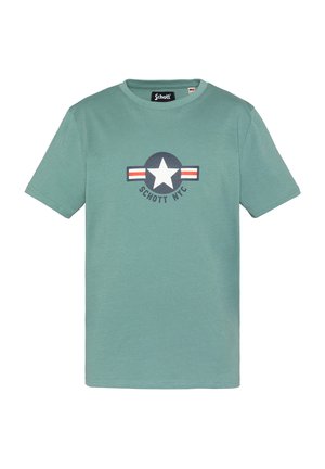 Print T-shirt - vert clair