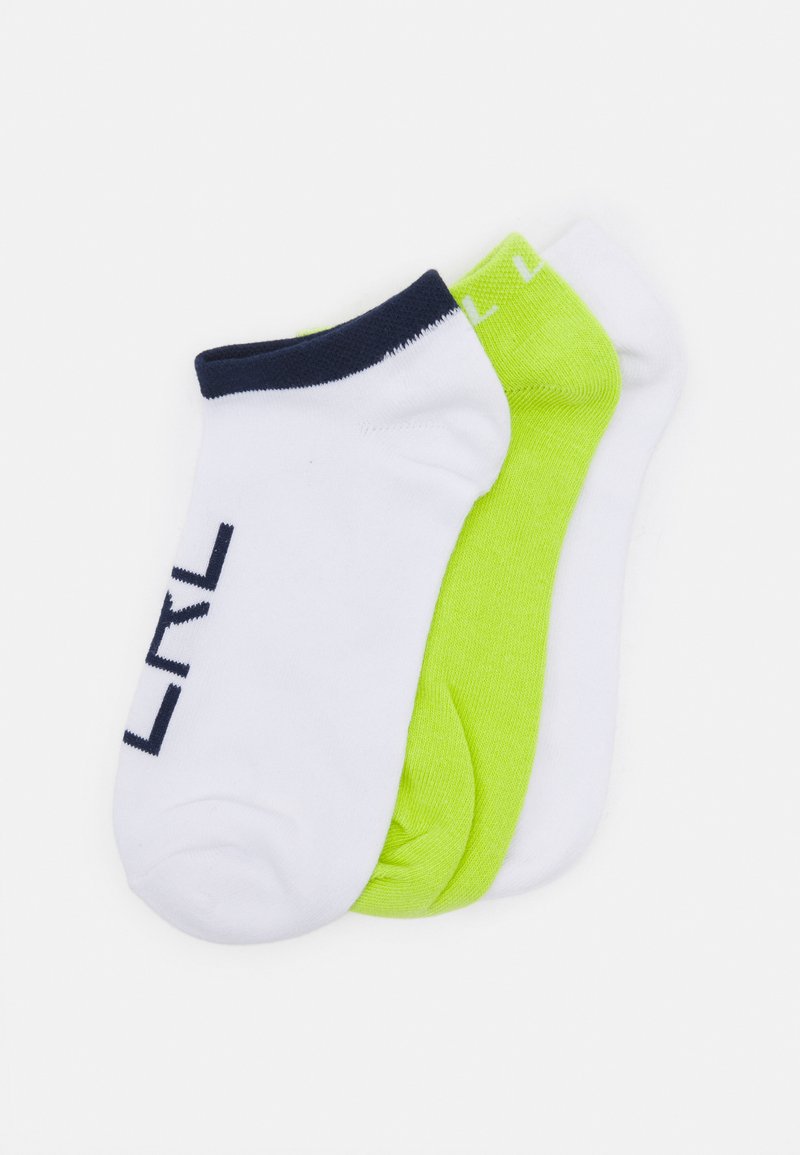 Lauren Ralph Lauren ANKLE 3 PACK Socks white/neon green/white