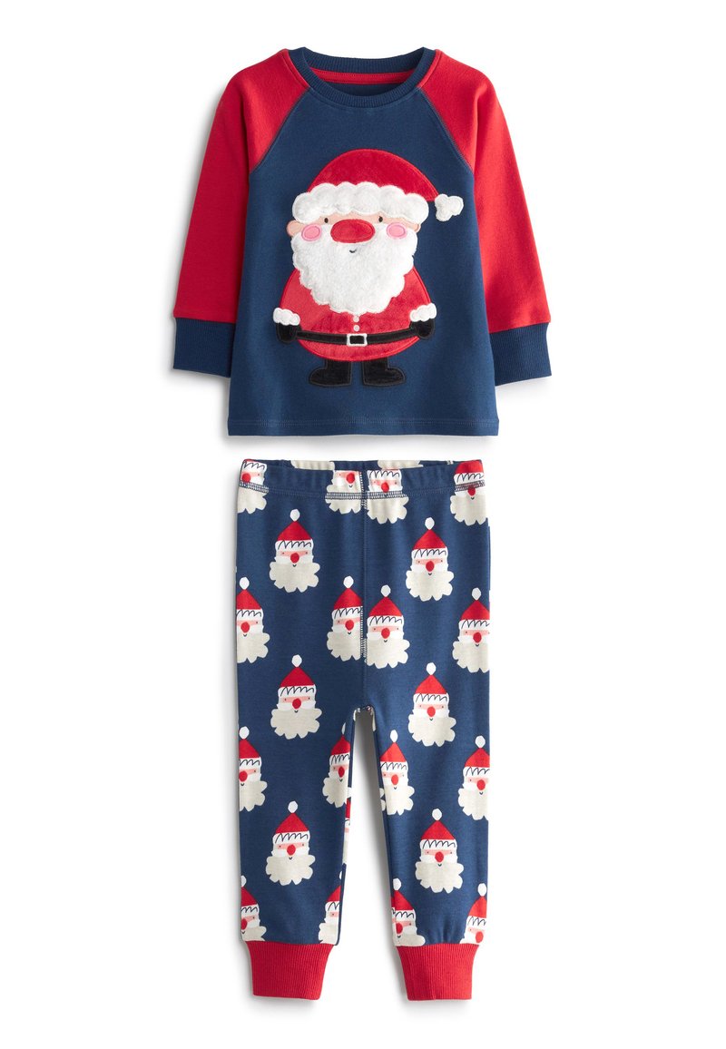 Next CHRISTMAS Nachtwäsche Set navy blue santa/dunkelblau Zalando.de