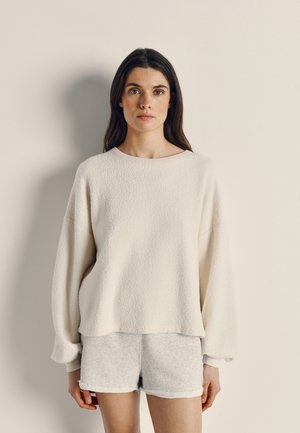 BOBYPARK - Fleece trui - ecru