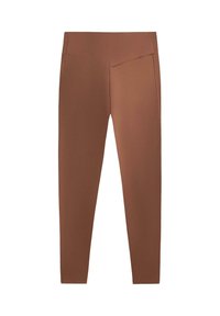 EVERMOVE HIGH-RISE 65cm ANKLE-LENGTH - Leggings - mottled brown