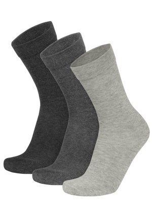 Normani Socken - hellgrau mittelgrau dukelgrau
