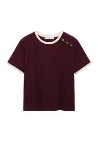 T-shirt print - bordeaux