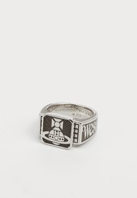 ALMA UNISEX - Bague - silver-coloured/black