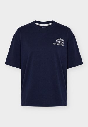 ASICS, RUNNER MESSAGE GRAPHIC TEE - Αθλητικό μπλουζάκι - midnight