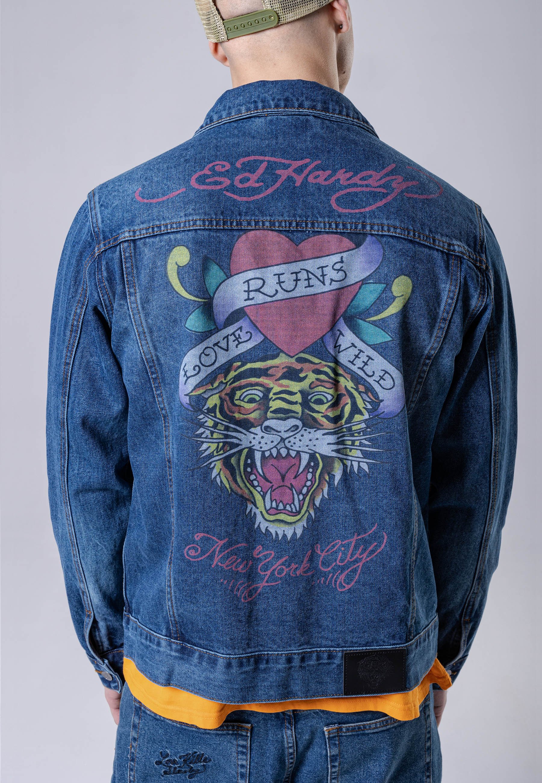 WILD - Denim jacket - indigo/blue denim 