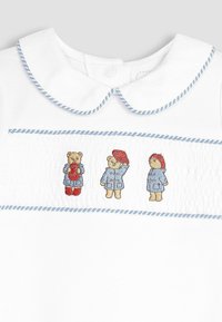 JoJo Maman Bébé PADDINGTON SMOCKED  - REGULAR FIT - Alvóruha - white