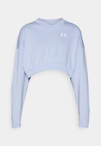 Under Armour RIVAL CROP - Collegepaita - celeste/white