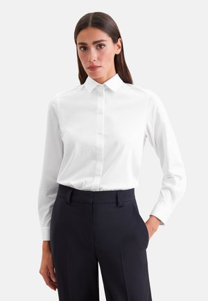 Seidensticker, REGULAR - JERSEY - Chemisier - white