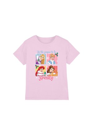 DISNEY PRINCESS TIS THE SEASON - Print T-shirt - pink
