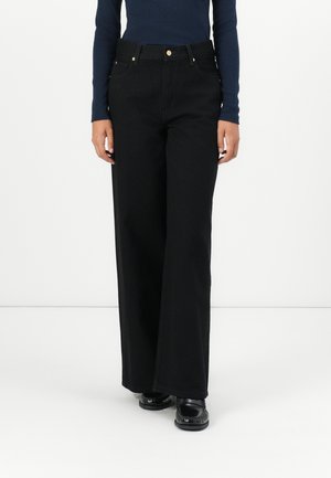 WIDE LEG - Relaxed fit jeans - black