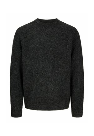 Jack & Jones PREMIUM, STRICKPULLOVER STRICKPULLOVER - Jumper - medium grey melange
