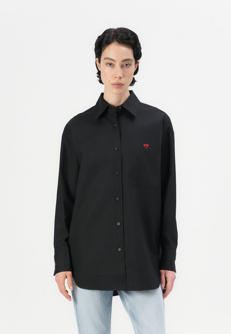 DKNY Overhemdblouse zwart DKNY Overhemdblouse zwart