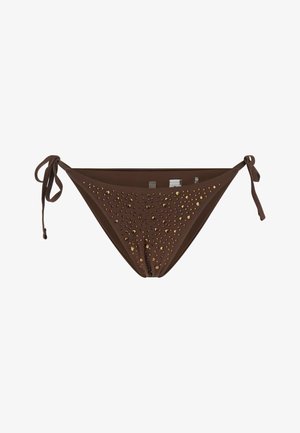 Guess, RHINESTONES BIKINI-HÖSCHEN - Braguita de bikini - mehrfarbig braun