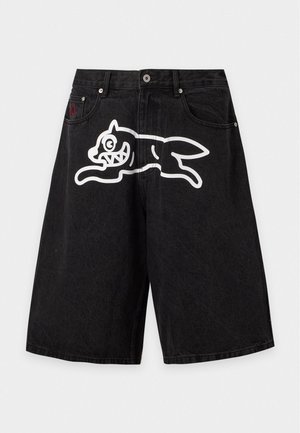 Icecream, RUNNING DOG TRIPLE SCOOP - Shorts di jeans - black
