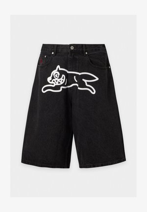 Icecream, RUNNING DOG TRIPLE SCOOP - Shorts di jeans - black
