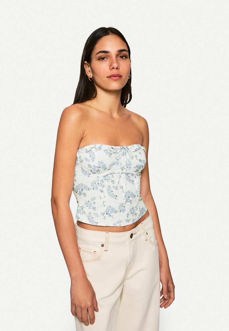 Bershka - Top - dark blue, Enlarge