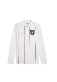 MANCHESTER CITY PREMATCH 1/4 ZIP - Joukkuetuote - white dark jasper