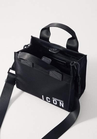 DSQUARED2 ICON MINI SHOPPING - Mala de mão - nero/bianco