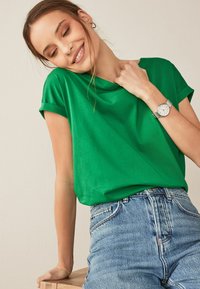 Next - CAP SLEEVE - T-shirt basic - green Immagine in miniatura 1