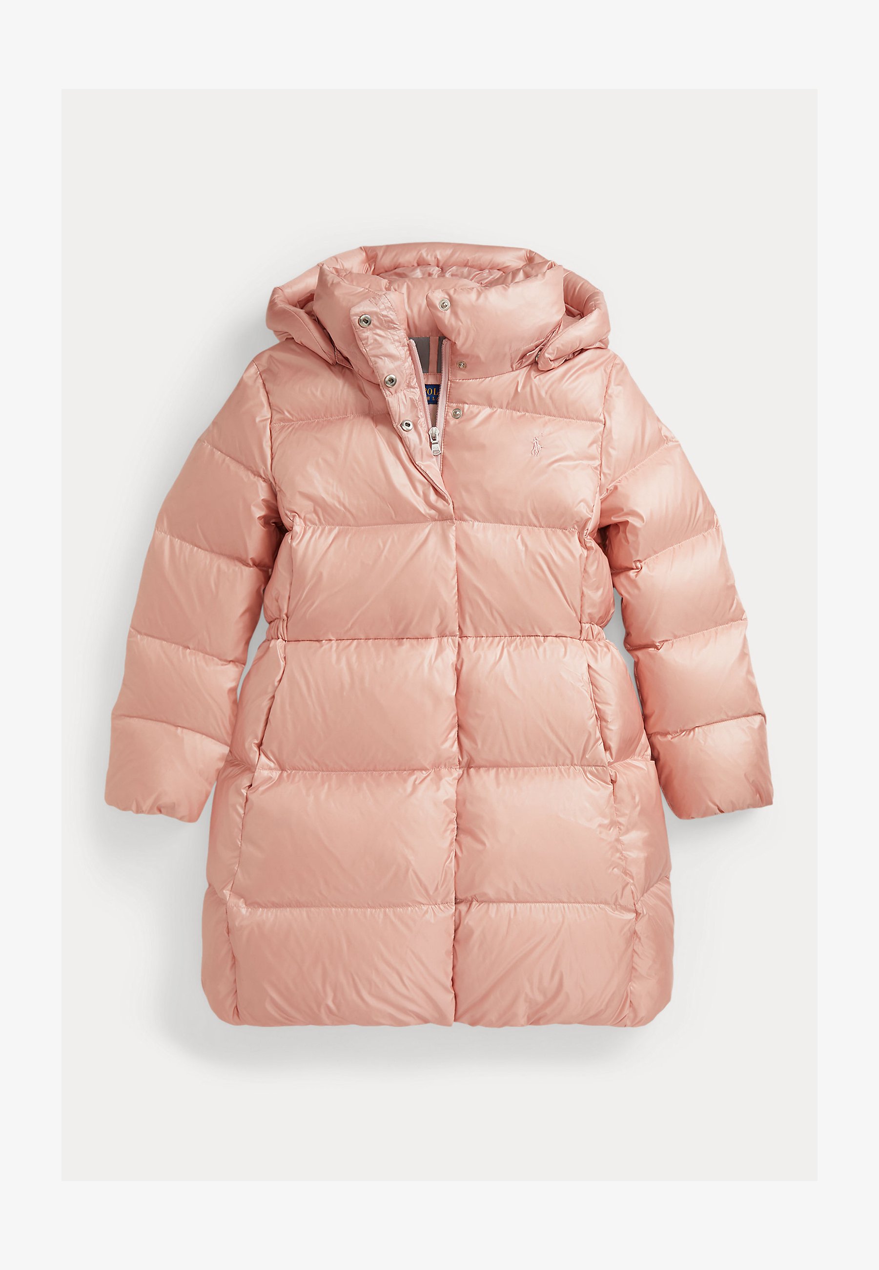 Light Pink Colorful Puffer Coat Polo Ralph Lauren METALLIC DOWN
