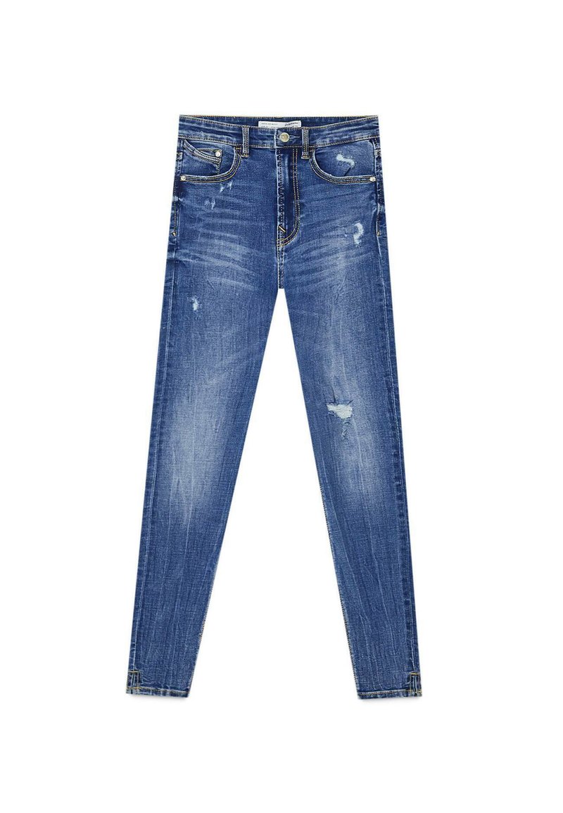 Stradivarius Jeans Skinny Fit lichtblauw denim
