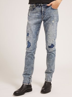 ABRIEBSTELLEN - Jeans Skinny Fit - blau
