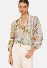 No seleccionado, blue lemon print