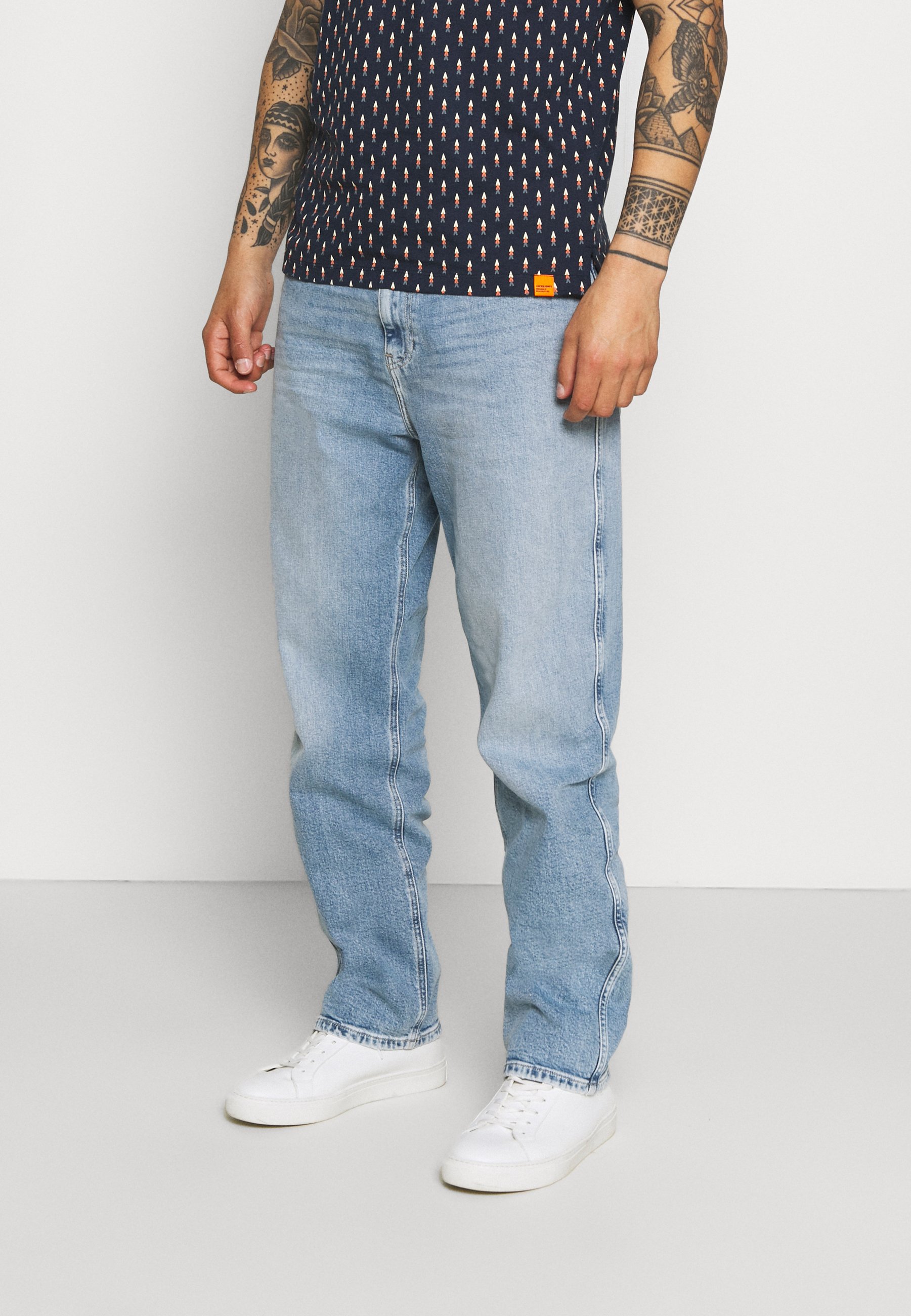 Tommy Jeans RUBEN SKATE - Tiesaus kirpimo džinsai - denim light/šviesiai  mėlyno džinso - Zalando.lt