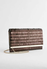 Next DETACHABLE STANDARD - Clutches - chocolate brown sequin
