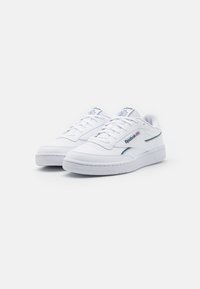 Reebok Classic CLUB C UNISEX - Sapatilhas - footwear white hoops blue steely fog