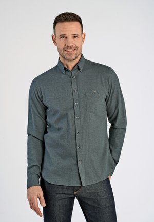 Jack's Sportswear MÉLANGE BRUSHED  - Overhemd - dusty green mel