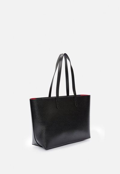 Mansur Gavriel SMALL ZIP TOTE - Kézitáska - black/flamma