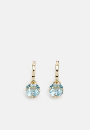 PE STONE HUGGIE DROP - Boucles d'oreilles - gold-coloured/aqua