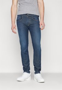 Replay - ANBASS HYPERFLEX RE-USED - Prigludę džinsai - dark-blue denim Miniatiūros vaizdas 1