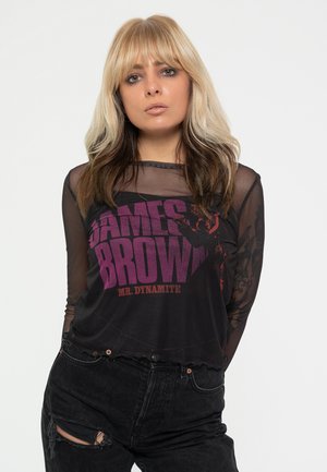 Paradiso Clothing JAMES BROWN MR DYNAMITE LONG SLEEVE - Long sleeved top - black