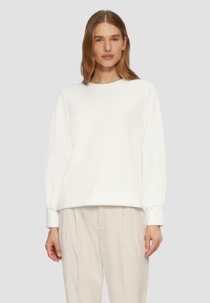s.Oliver MIT WEITEN ÄRMELN - Sweatshirt - creme