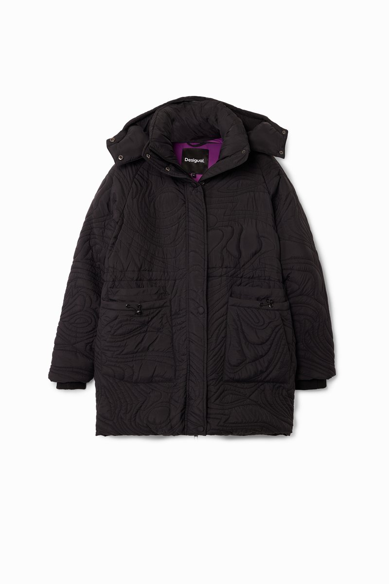 Desigual Winter coat black