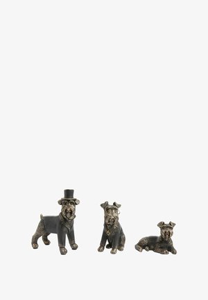 Next, SET OF 3 SCHNAUZER DOGS UNISEX - Decoration - black
