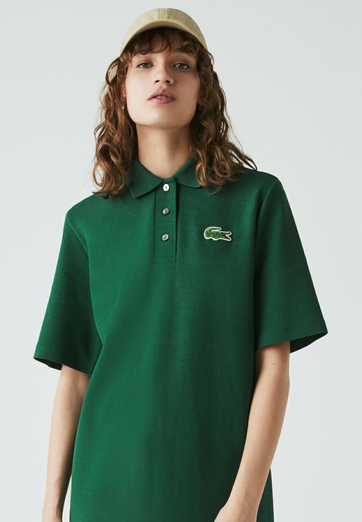 Lacoste DAMES JURK - Jerseyjurk - grün/groen - Zalando.nl