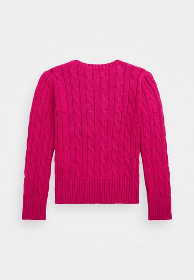 Polo Ralph Lauren CABLE KNIT COTTON JUMPER - Pulover - college pink